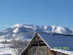 Vue sur chabanon depuis montclar.